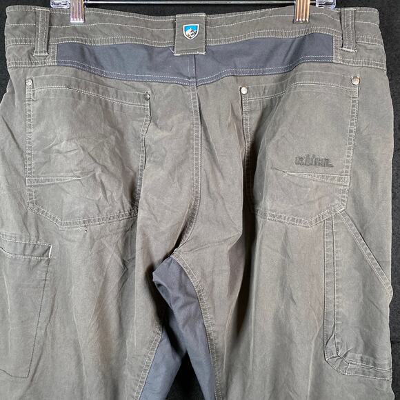 Kuhl Mens Pants Green Patent Pending Straight Leg Hiking Outdoor Stretch 38x32 - Picture 11 of 16